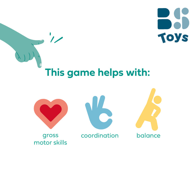 BS TOYS. Μονοπάτι ισορροπίας Wobbly Lilly
