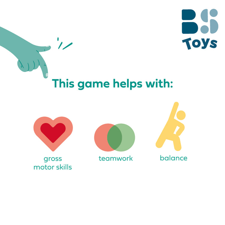 BS TOYS. Παιχνίδι συνεργασίας με μπαλάκι Pass & Play