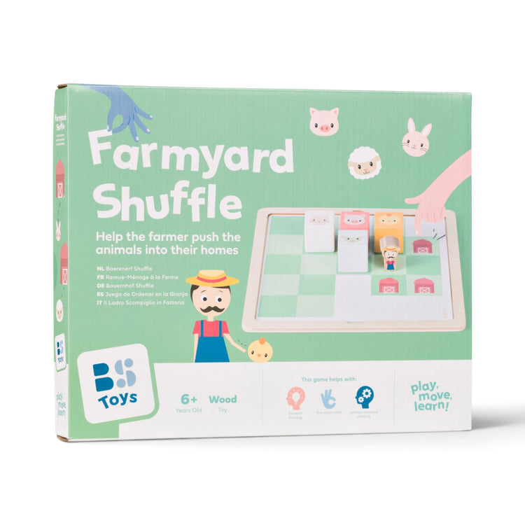 BS TOYS. Παιχνίδι λογικής Farmyard Shuffle