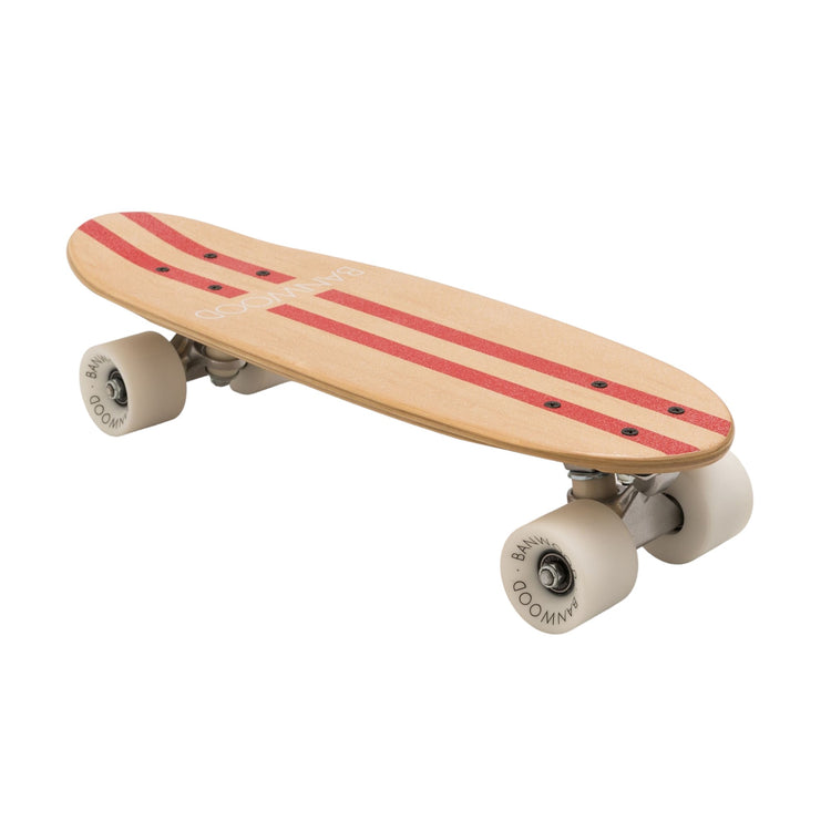 BANWOOD. Skateboard Κόκκινο Ριγέ