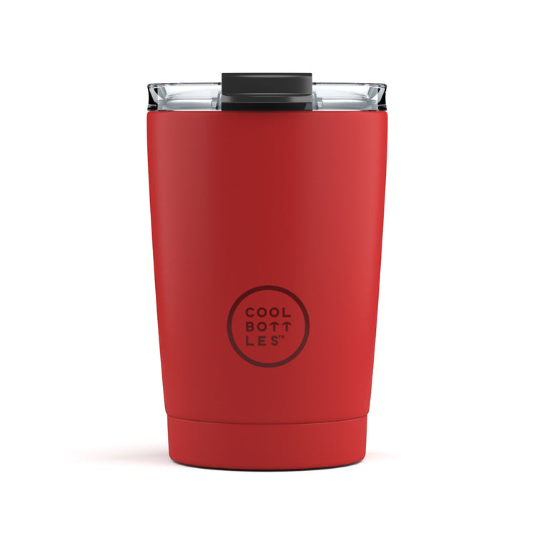 COOL BOTTLES. Stainless steel tumbler Vivid Red 330ml