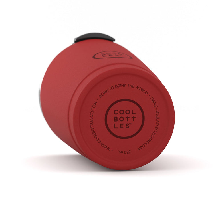 COOL BOTTLES. Stainless steel tumbler Vivid Red 330ml