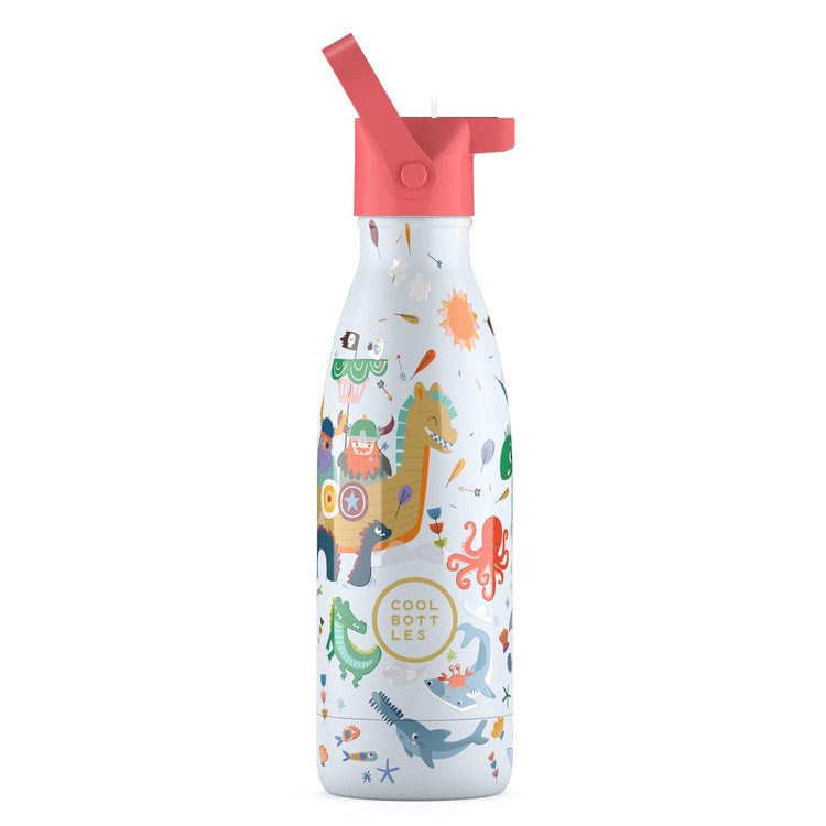 COOL BOTTLES. Ανοξείδωτο παιδικό μπουκάλι Γενναίοι Vikings 350ml