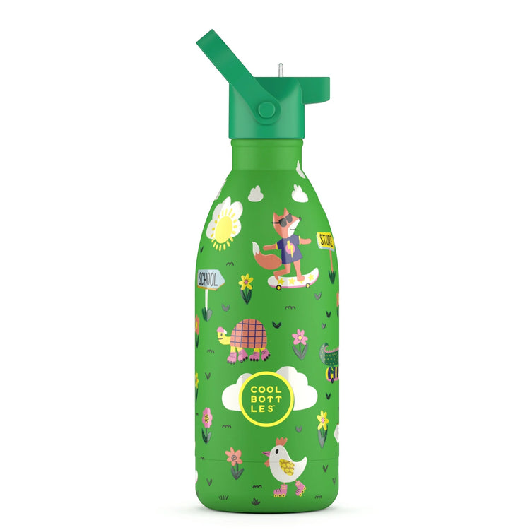 COOL BOTTLES. Kids water bottle Rolling Skaters 500ml