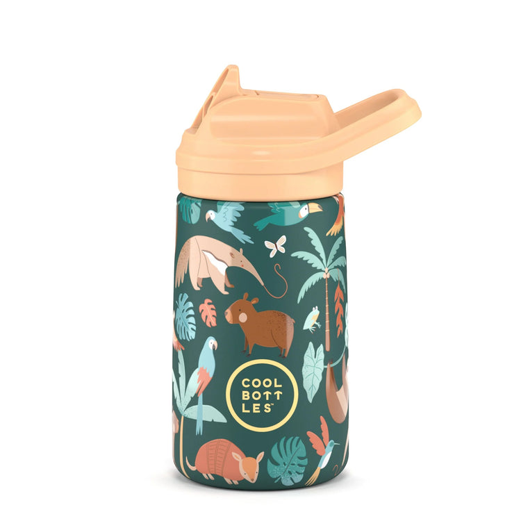 COOL BOTTLES. Ανοξείδωτο παιδικό παγούρι Τροπικό Δάσος 350ml