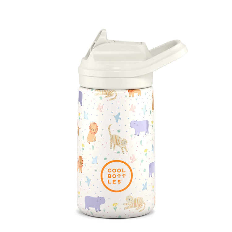 COOL BOTTLES. Ανοξείδωτο παιδικό παγούρι Άγρια Ζώα 350ml