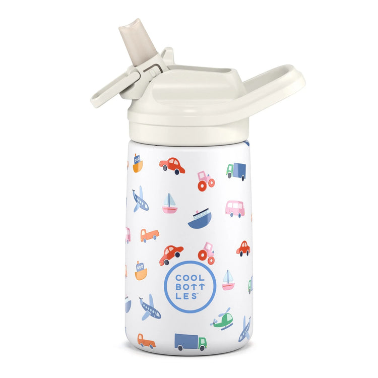 COOL BOTTLES. Kiddies water bottle Little Wheels 350ml