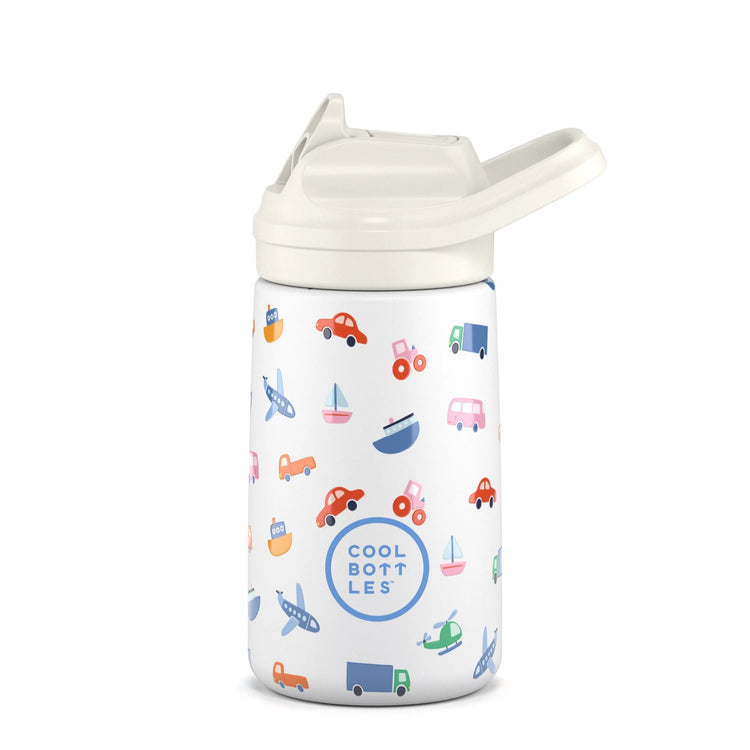 COOL BOTTLES. Kiddies water bottle Little Wheels 350ml