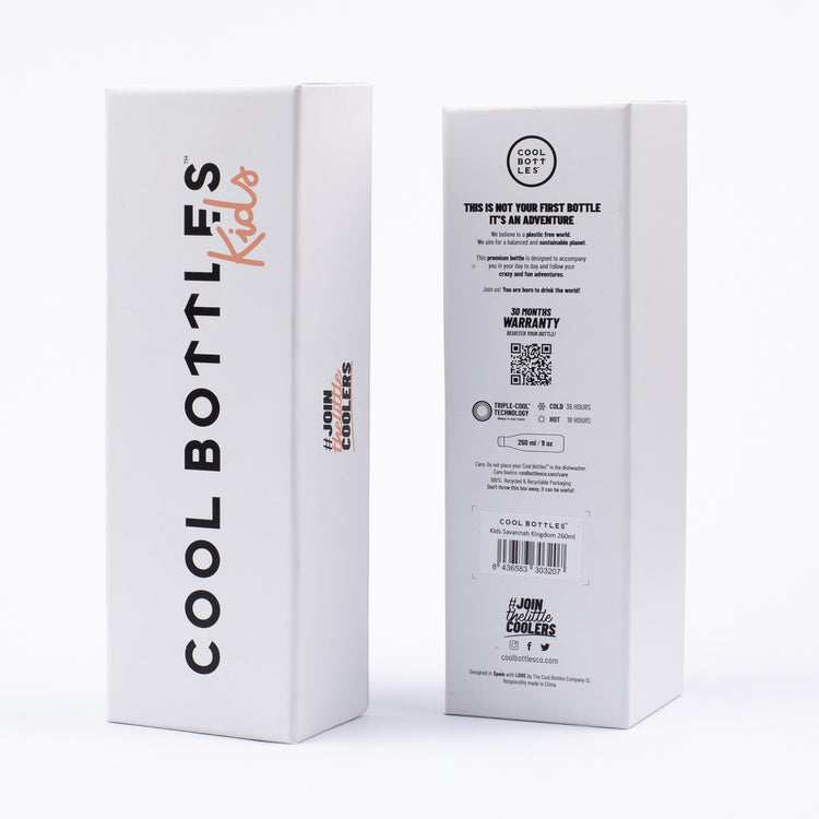 COOL BOTTLES. Ανοξείδωτο παιδικό μπουκάλι Φρούτα 260ml