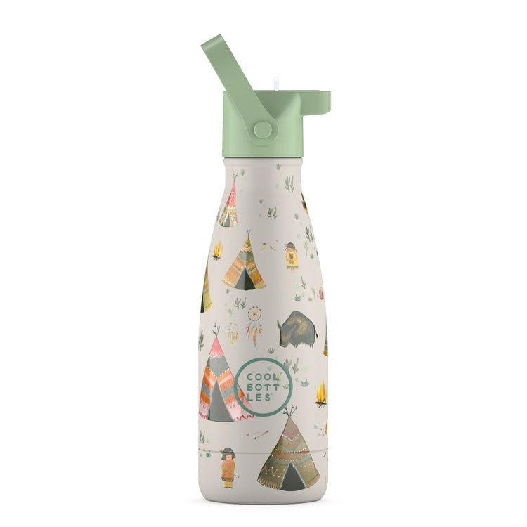 COOL BOTTLES. Kids water bottle Indian Tribe 260ml