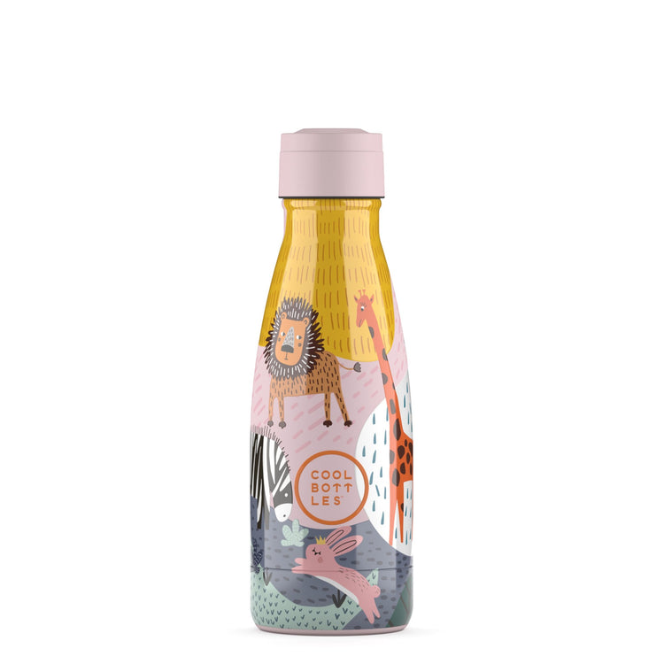 COOL BOTTLES. Ανοξείδωτο παιδικό μπουκάλι Άγρια ζώα 260ml