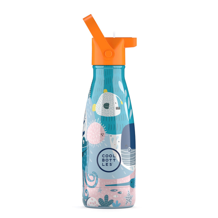 COOL BOTTLES. Ανοξείδωτο παιδικό μπουκάλι Βυθός 260ml