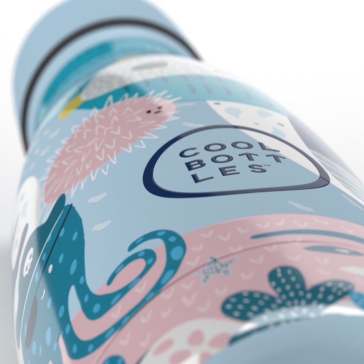 COOL BOTTLES. Ανοξείδωτο παιδικό μπουκάλι Βυθός 260ml