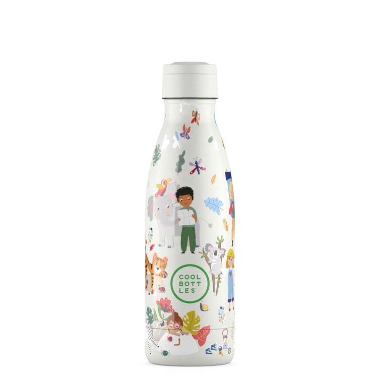 COOL BOTTLES. Ανοξείδωτο παιδικό μπουκάλι Εξερευνητές 350ml
