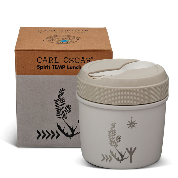 CARL OSCAR. Spirit TEMP LunchJar™ with cutlery 500ml Power - Greige