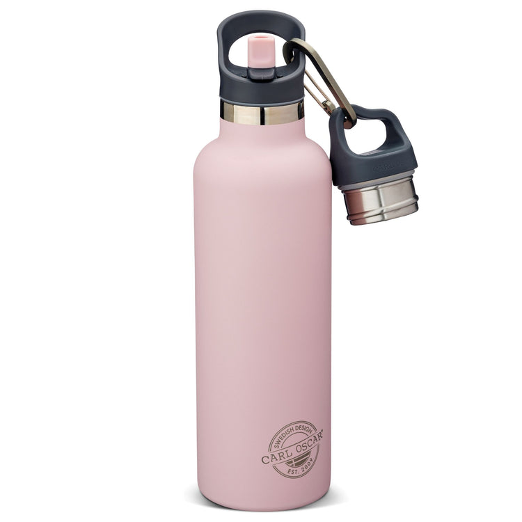 CARL OSCAR. Ανοξείδωτο μπουκάλι-θερμός 700ml TEMPflask Ροζ