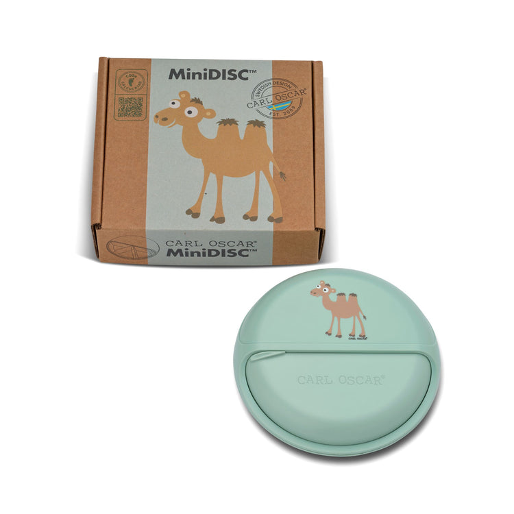 CARL OSCAR. MiniDISC™ Lunch box O12cm Camel - Green