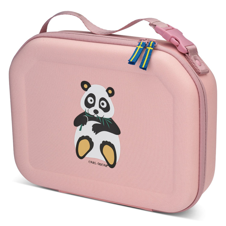 CARL OSCAR. Pack n' Snack™ Lunchbag Panda - Pink