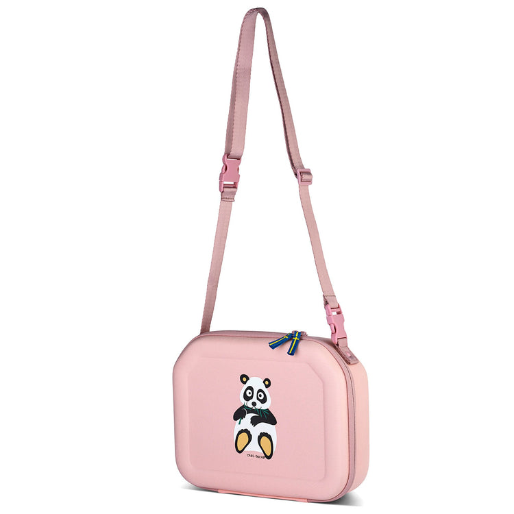 CARL OSCAR. Pack n' Snack™ Lunchbag Panda - Pink