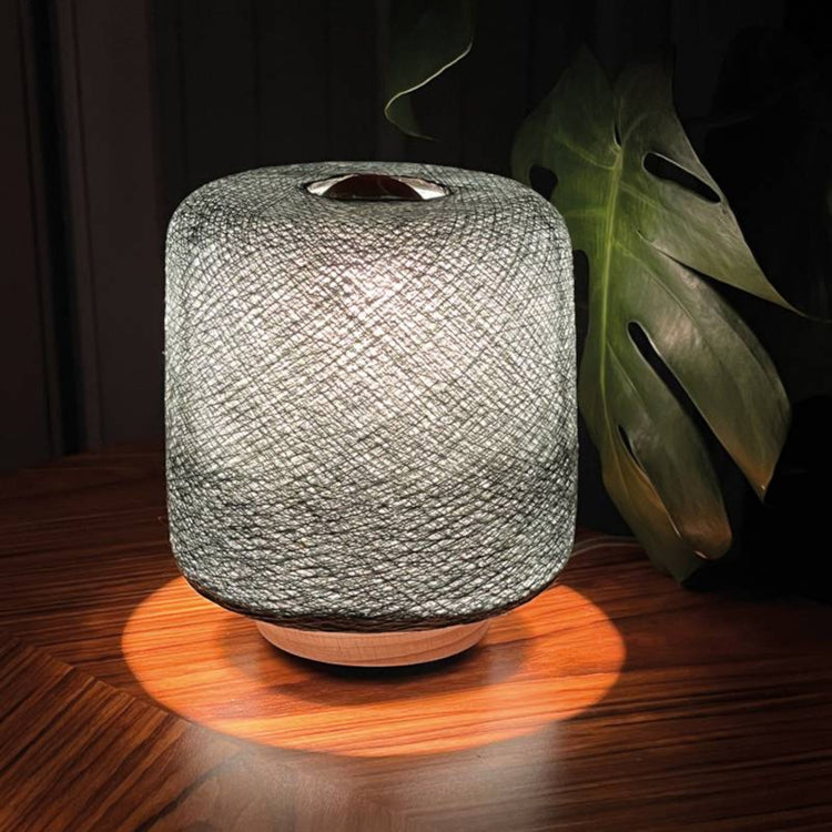 LA CASE DE COUSIN PAUL. Green-grey Madison table lamp