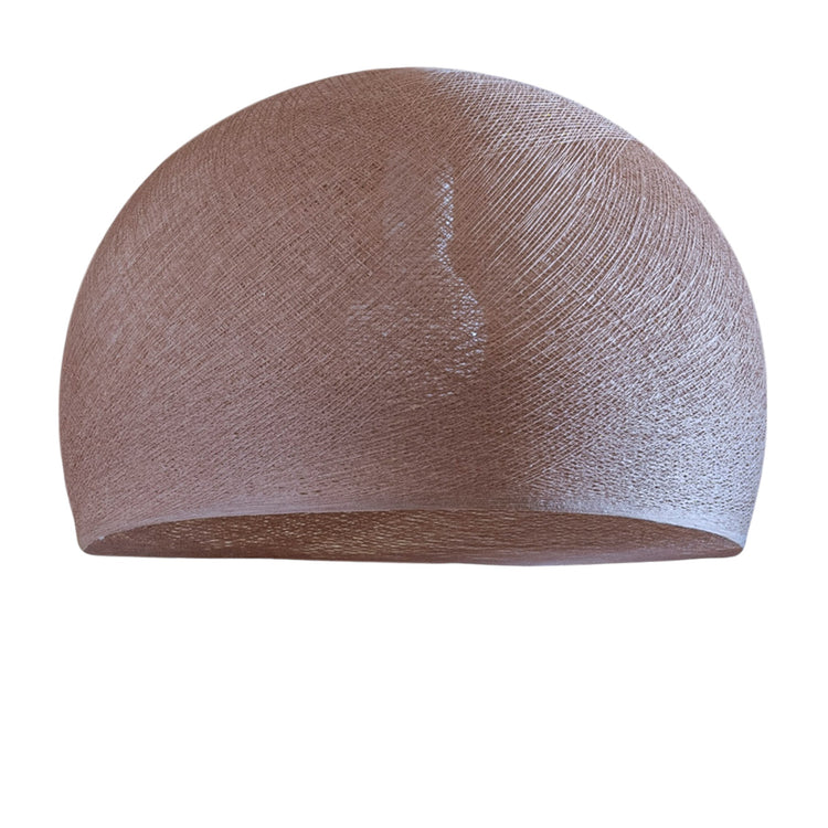 LA CASE DE COUSIN PAUL. Dome lampshade simple Nude 38 cupola