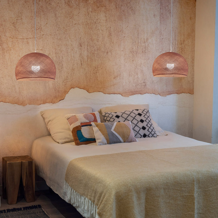 LA CASE DE COUSIN PAUL. Dome lampshade simple Nude 38 cupola
