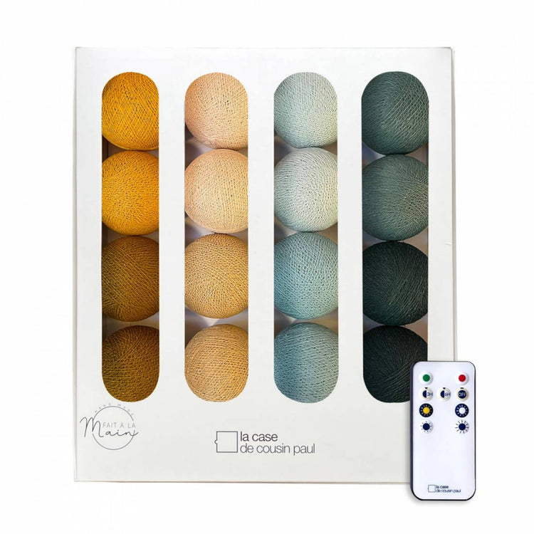 LA CASE DE COUSIN PAUL. Le Voyageur string-lights (16 balls)