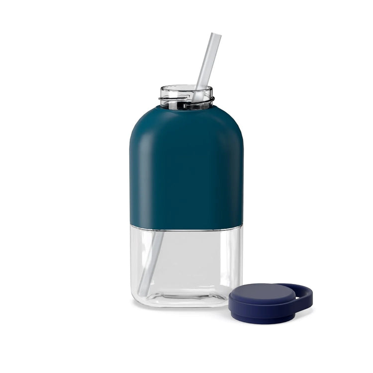 EKOBO. Παγούρι Tritan Slim 350ml - Blue Abyss / Midnight Blue
