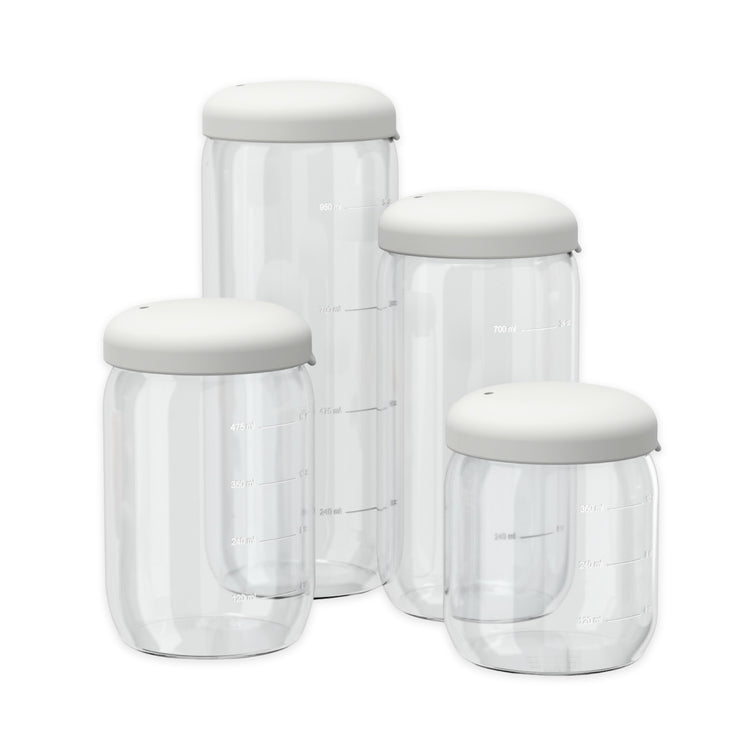 EKOBO. Γυάλινο δοχείο αποθήκευσης 500ml - Cloud
