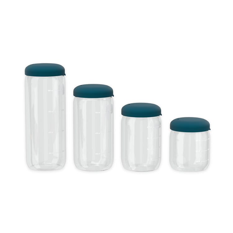 EKOBO. Γυάλινο δοχείο αποθήκευσης 750ml - Blue Abyss