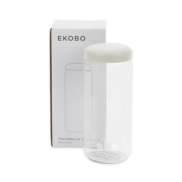 EKOBO. Γυάλινο δοχείο αποθήκευσης 1000ml - Cloud