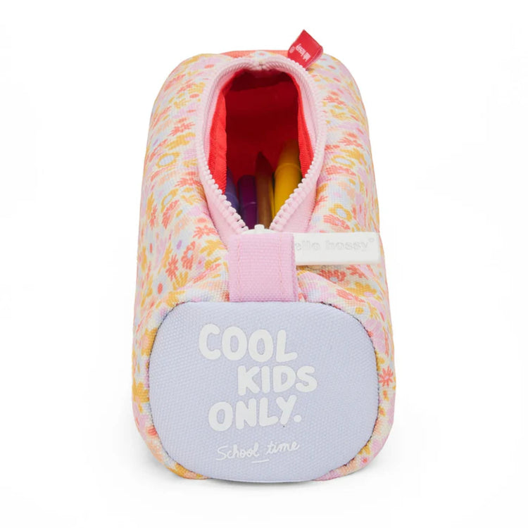HELLO HOSSY. Retro Flowers Pencil Case