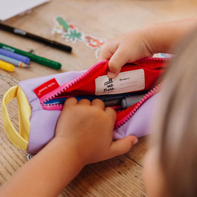 HELLO HOSSY. Mini Mauve Pencil Case