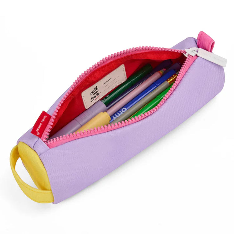 HELLO HOSSY. Mini Mauve Pencil Case