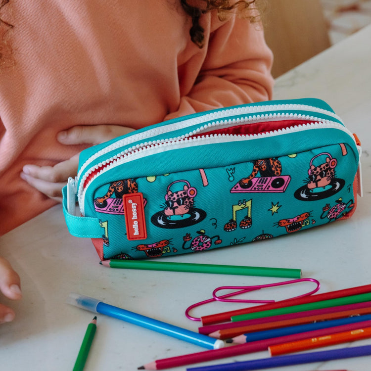 HELLO HOSSY. Disco Roar Pencil Case