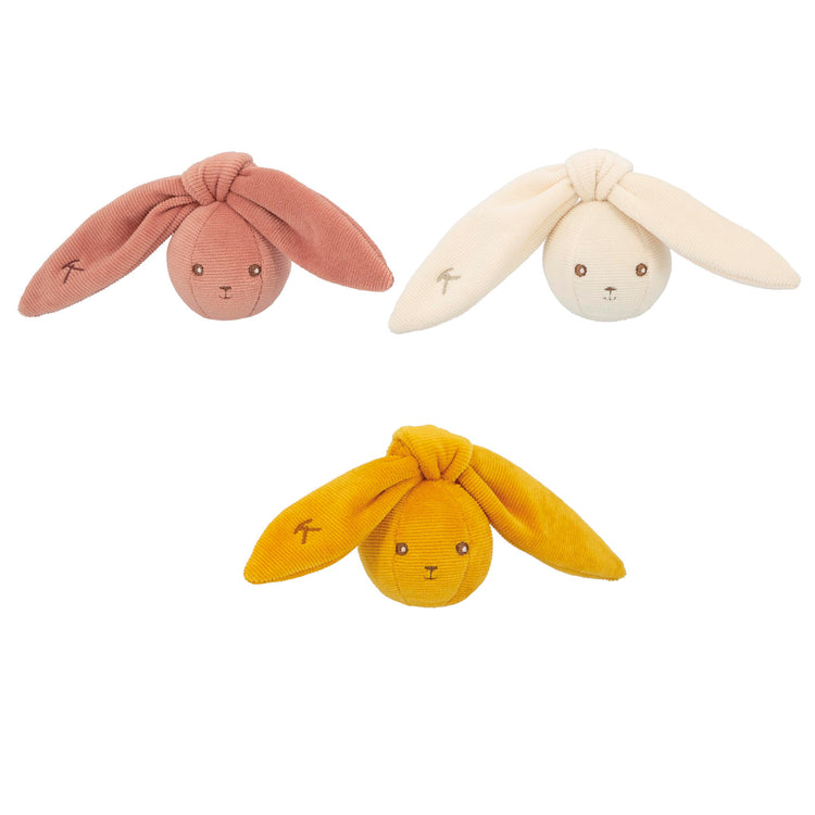 LAPINOO. Rabbit rattle ball - Terracotta
