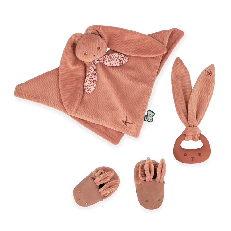 LAPINOO. My first birth gift box - Terracotta