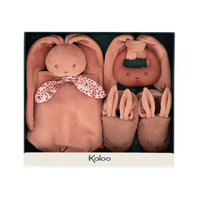 LAPINOO. My first birth gift box - Terracotta