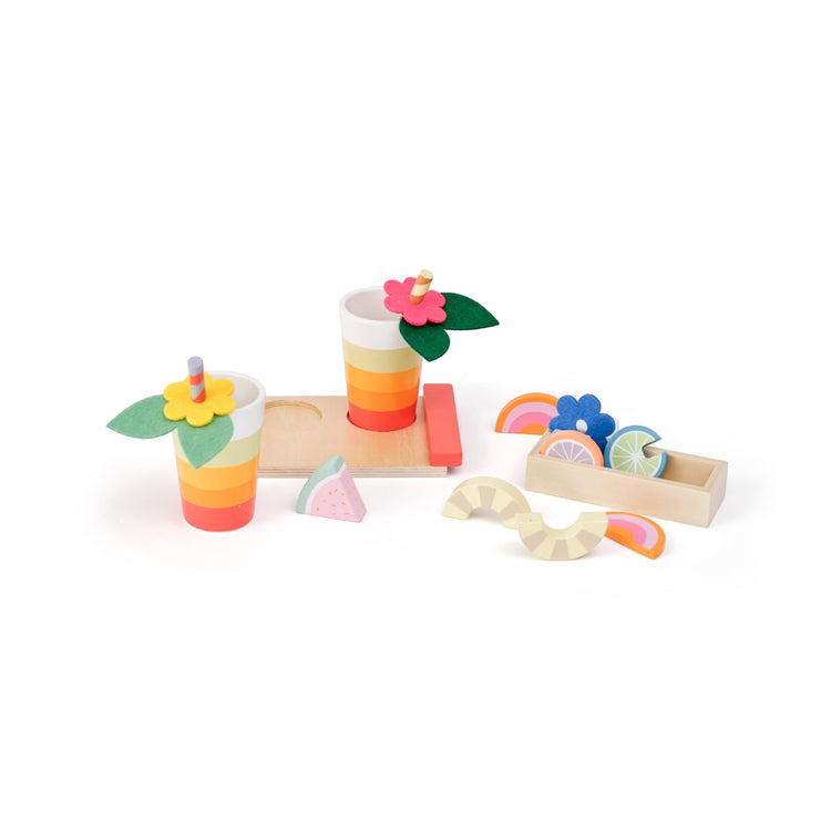 KIDS CONCEPT. Ξύλινο σετ παιχνιδιού με φρουτοποτά KID'S HUB