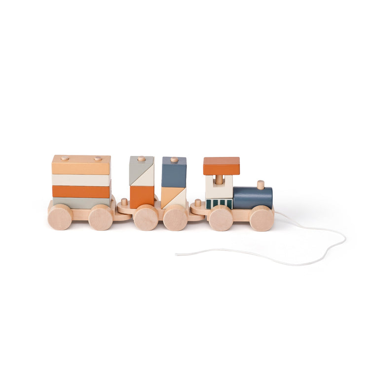 KIDS CONCEPT. Block train brown
