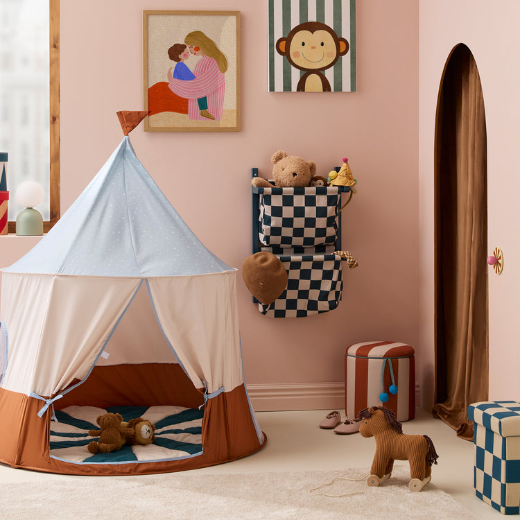 KIDS CONCEPT. Play tent circus blue