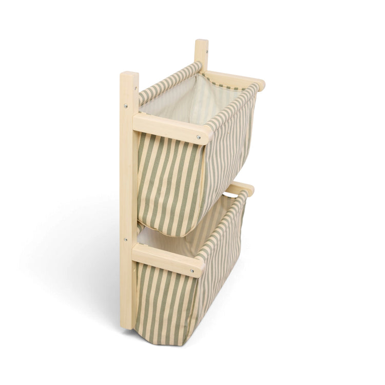 KIDS CONCEPT. Wall storage textile stripe green