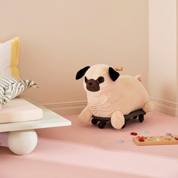 KIDS CONCEPT. Ride Along Peg the Pug Dog
