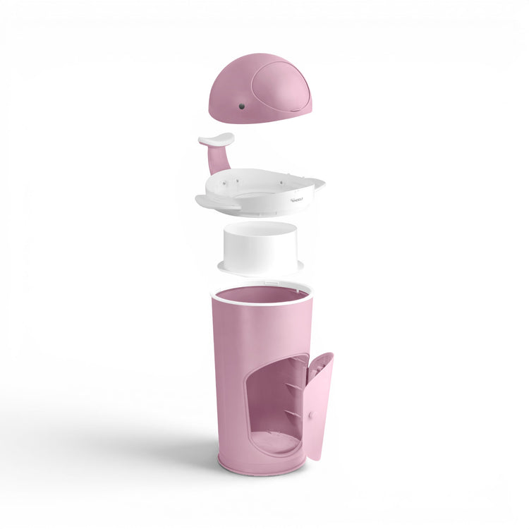 KINDSGUT. Diaper Bin Whale Pink