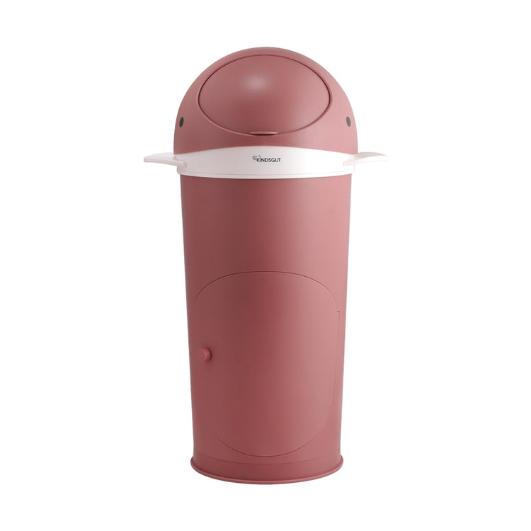 KINDSGUT. Diaper Bin Whale Dusty Pink