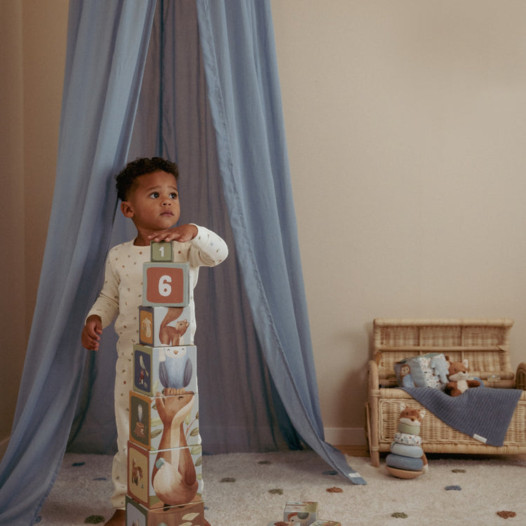 LITTLE DUTCH. Canopy Pure Denim Blue