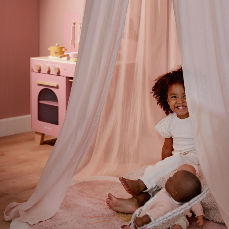 LITTLE DUTCH. Κουνουπιέρα κρεβατιού από μουσελίνα Pure Blossom 250x50