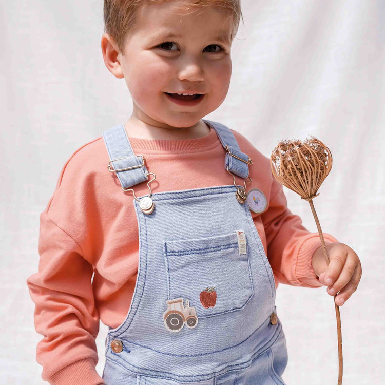 LITTLE DUTCH. Φούτερ Little Farmer Red