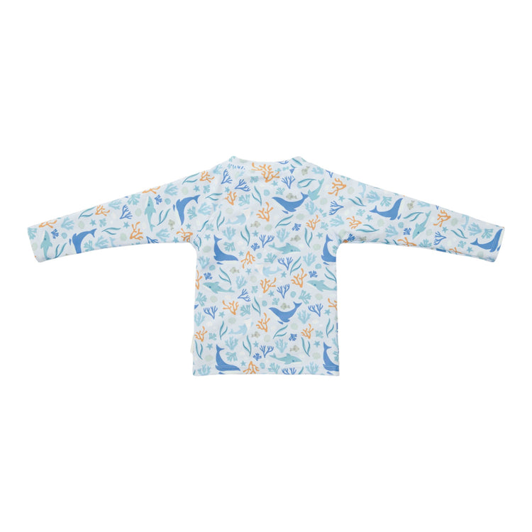 LITTLE DUTCH. Swim T-shirt long sleeves Ocean Dreams Blue