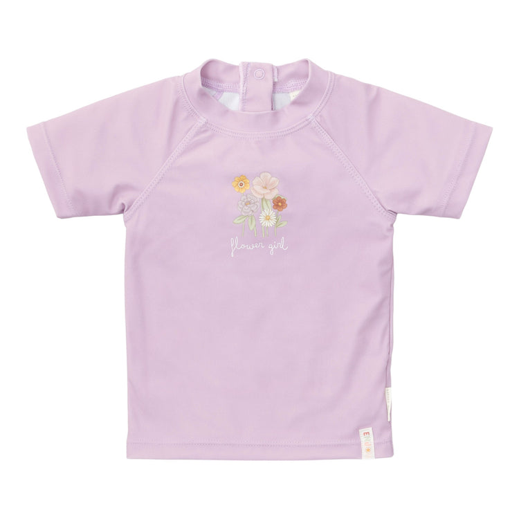 LITTLE DUTCH. Μπλουζάκι κοντομάνικο με προστασία UV Mauve